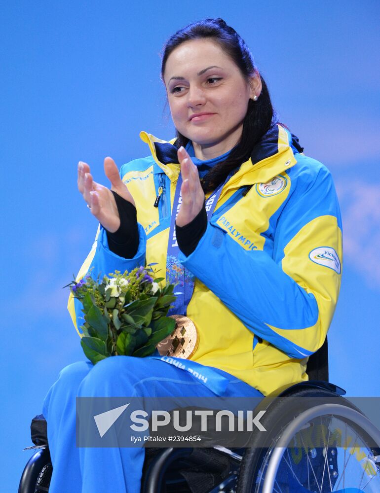 2014 Paralympics. Award ceremony. Day Four