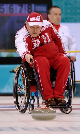 2014 Winter Paralympics. Wheelchair сurling. Day Five