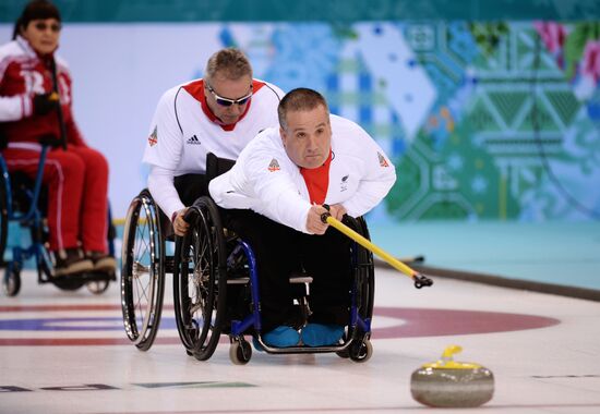 2014 Winter Paralympics. Wheelchair сurling. Day Five