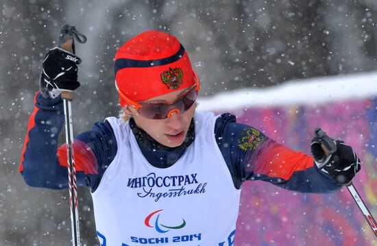 2014 Winter Paralympics. Cross-country skiing. Women. Sprint race