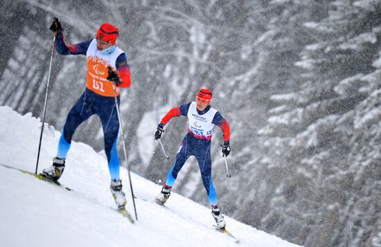 2014 Winter Paralympics. Alpine skiing. Women. Slalom
