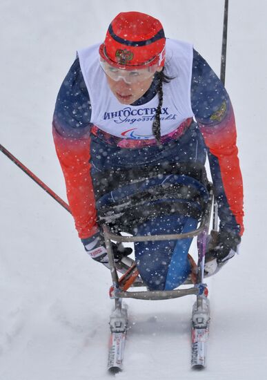 2014 Paralympics. Cross-country skiing. Women. Sprint race