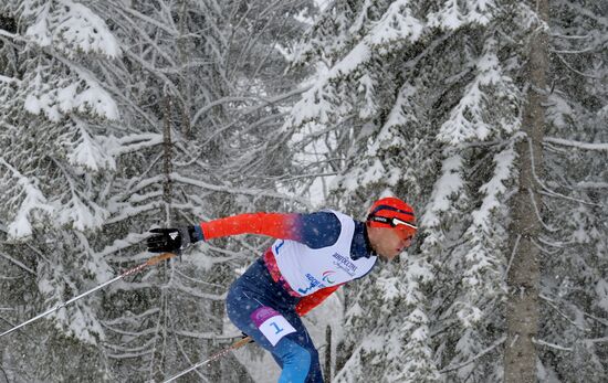 2014 Winter Paralympics. Cross-country skiing. Men. Sprint race