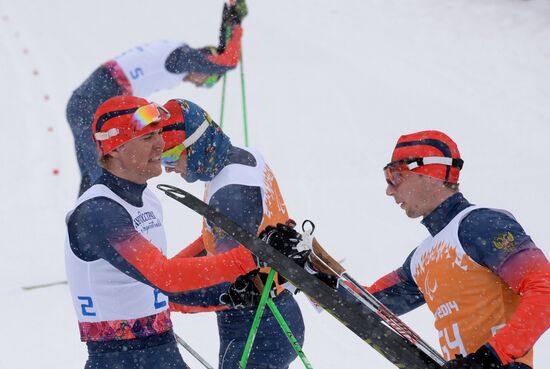 2014 Winter Paralympics. Cross-country skiing. Men. Sprint race