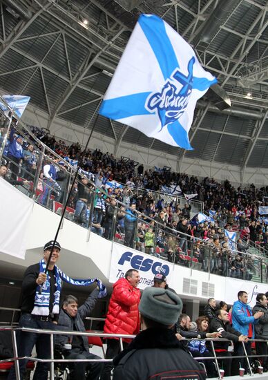 Kontinental Hockey League. Admiral vs. Metallurg Magnitogorsk