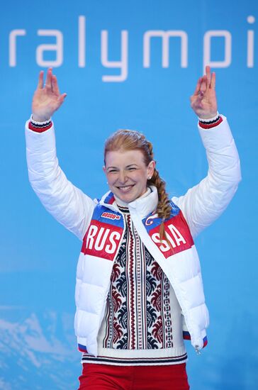 2014 Winter Paralympics. Medal ceremonies. Day Five