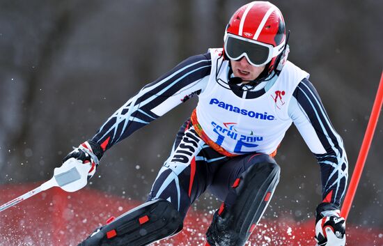 2014 Winter Paralympics. Apline Skiing. Men. Slalom