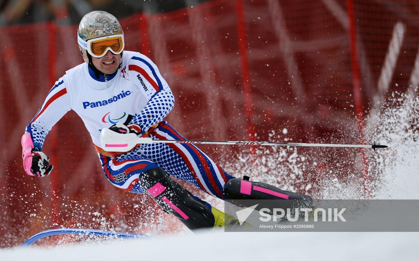 2014 Winter Paralympics. Apline Skiing. Men. Slalom