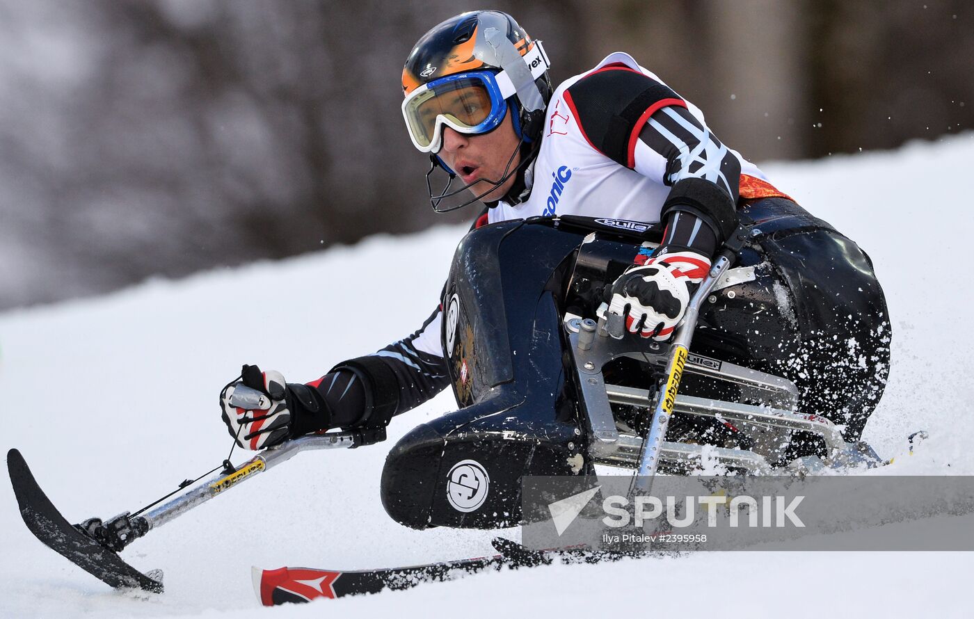 2014 Winter Paralympics. Alpine skiing. Men. Slalom