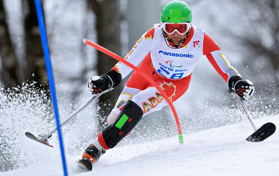 2014 Winter Paralympics. Alpine skiing. Men. Slalom