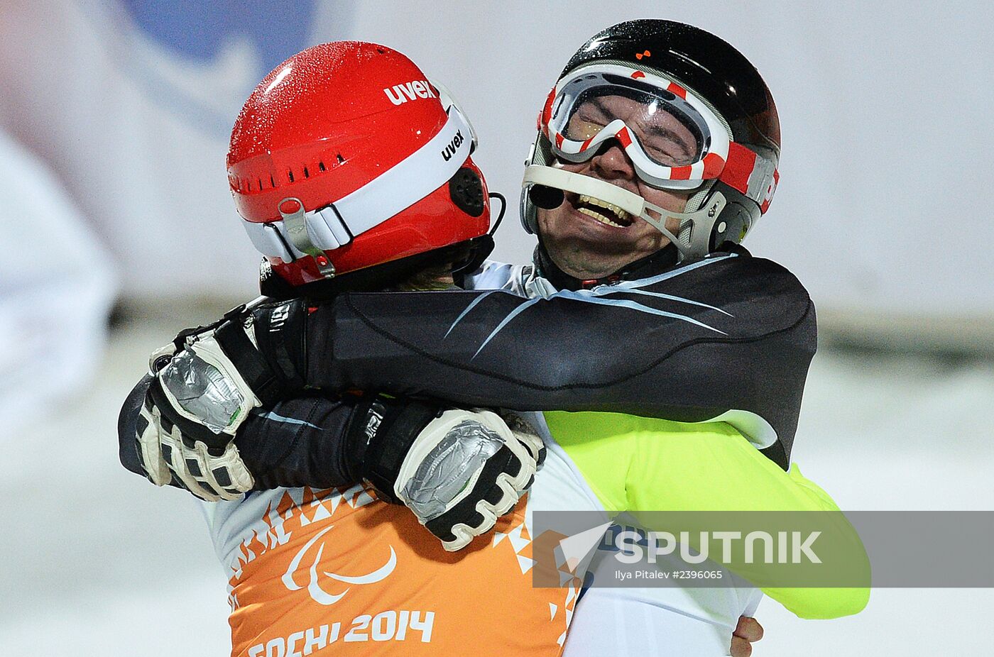 2014 Winter Paralympics. Alpine skiing. Men. Slalom