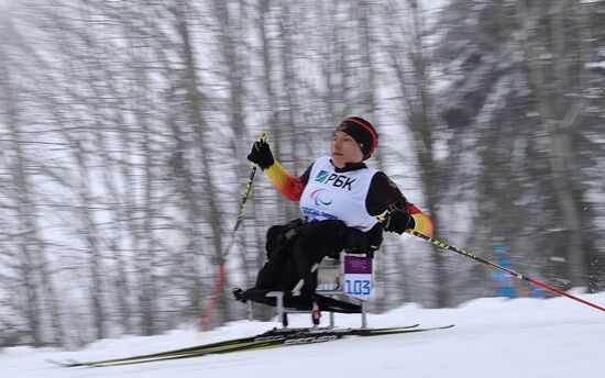 2014 Winter Paralympics. Biathlon. Women. Long distance