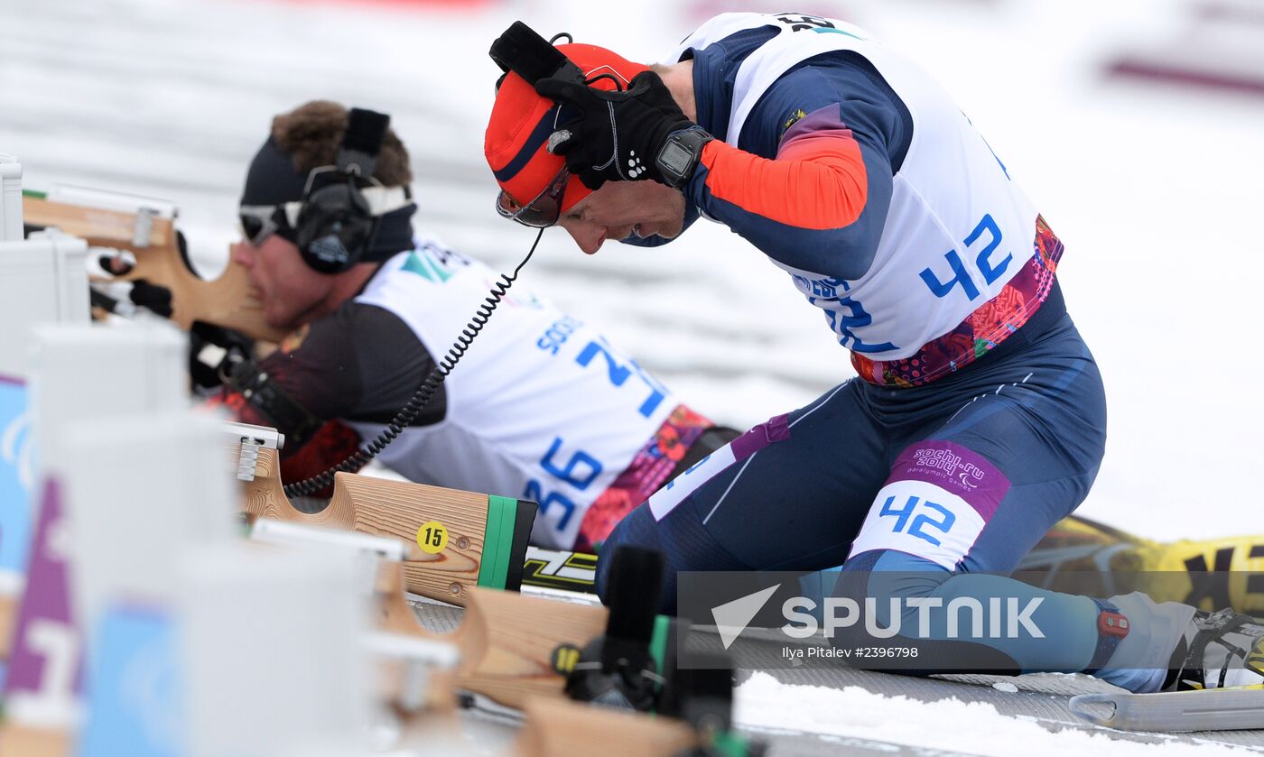 2014 Winter Paralympics. Biathlon. Men. Long distance race