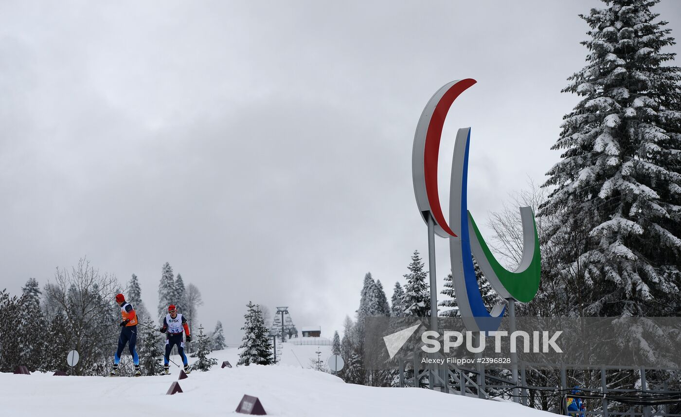 2014 Winter Paralympics. Biathlon. Men. Long distance race