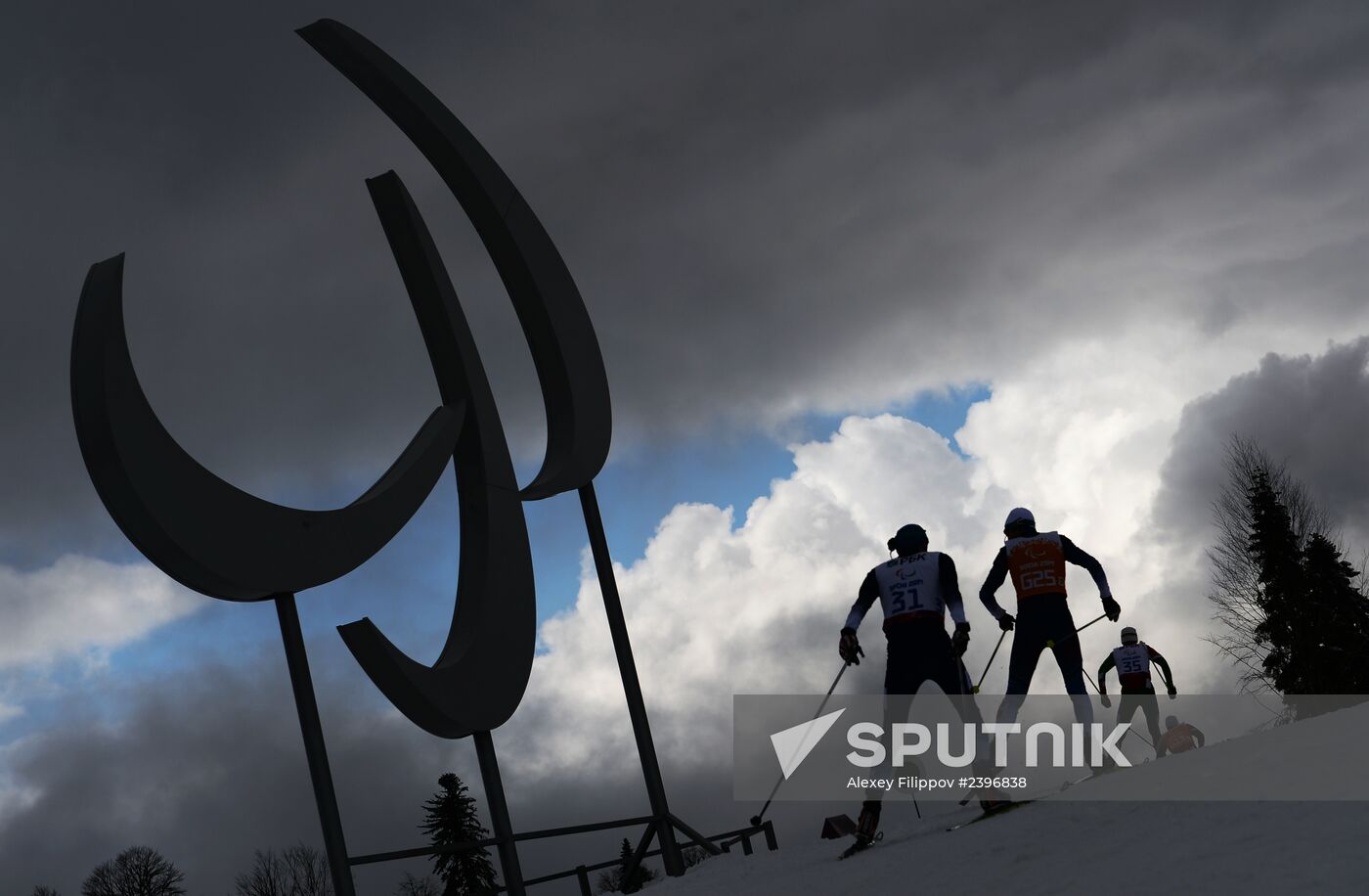 2014 Winter Paralympics. Biathlon. Men. Long distance race