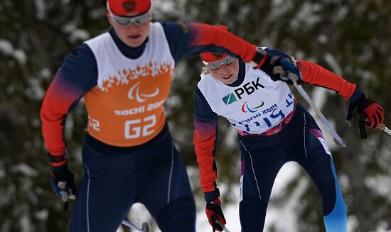 2014 Paralympics. Biathlon. Women. Long distance
