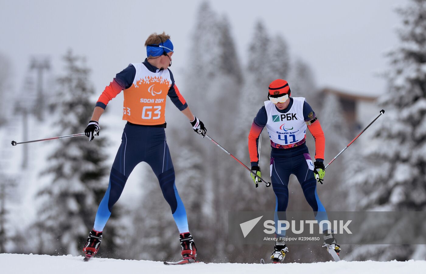 2014 Winter Paralympics. Biathlon. Men. Long distance