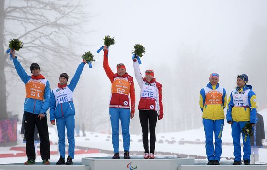 2014 Paralympics. Biathlon. Women. Long distance
