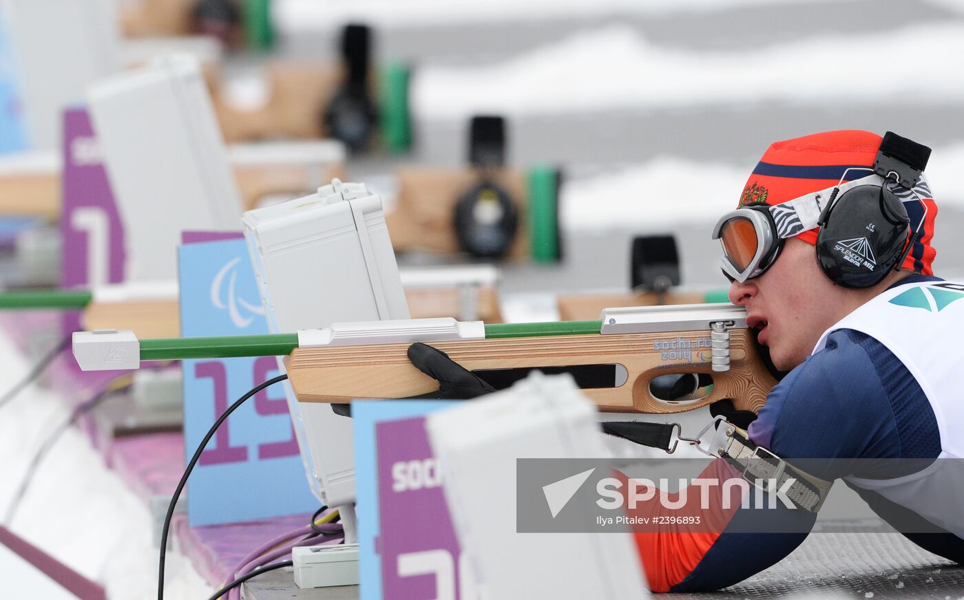 2014 Winter Paralympics. Biathlon. Men. Long distance