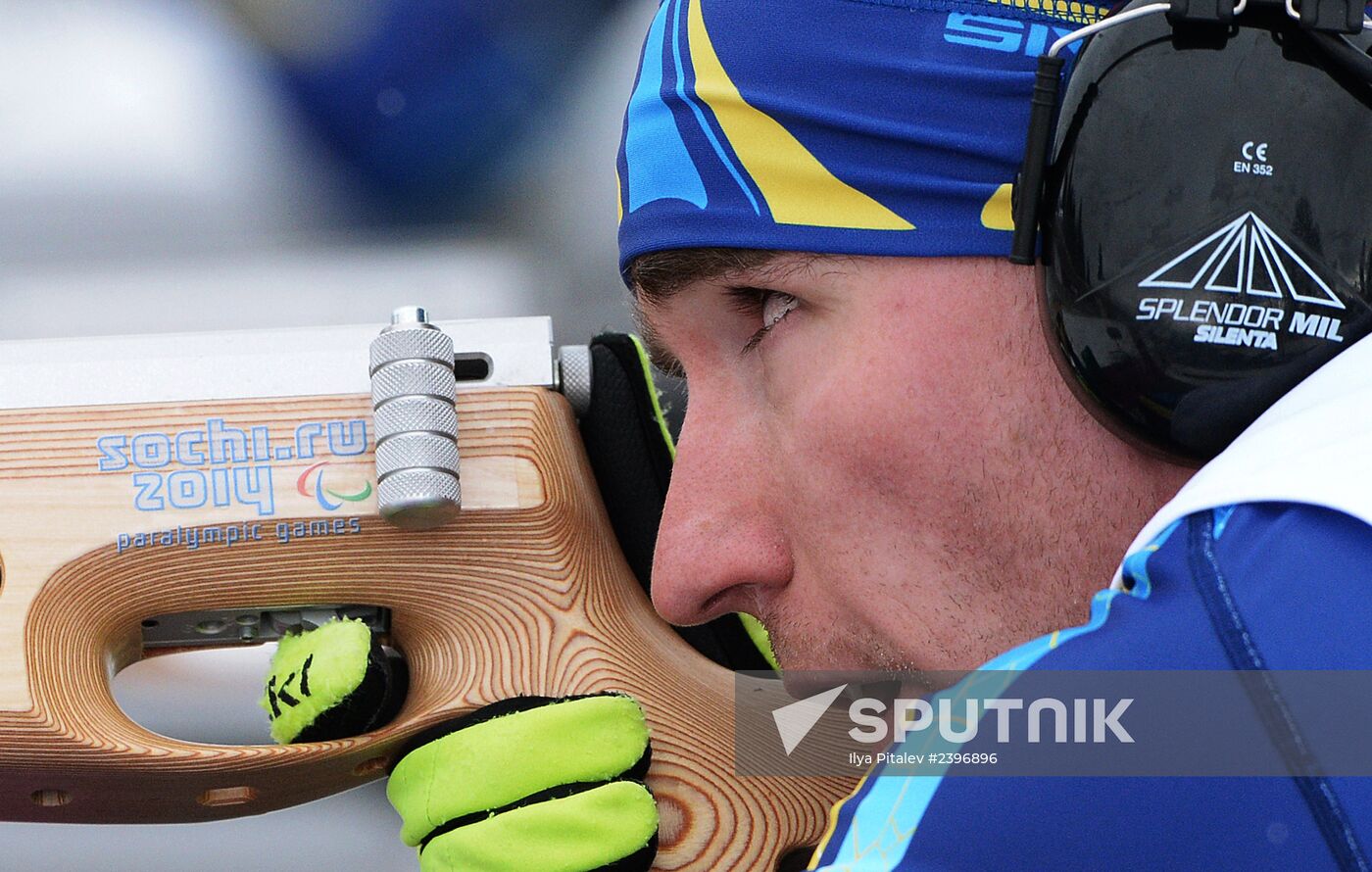 2014 Winter Paralympics. Biathlon. Men. Long distance