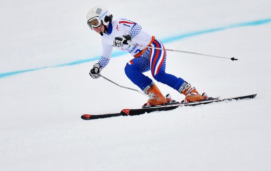 2014 Winter Paralympics. Alpine skiing. Women. Super combined