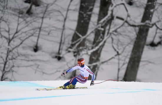 2014 Winter Paralympics. Alpine skiing. Men. Super combined