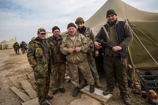 Checkpoint on isthmus in Chongar region