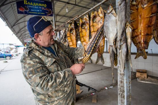 Checkpoint on isthmus in Chongar region