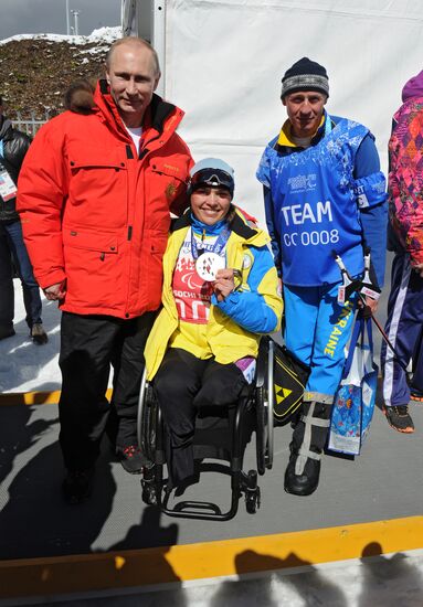 Vladimir Putin visits Laura Cross-country Ski & Biathlon Center