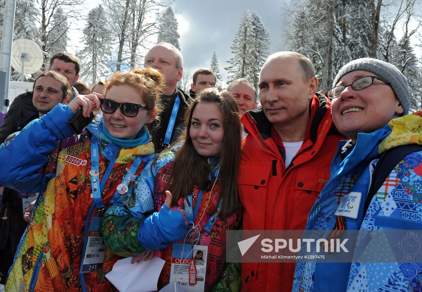 Vladimir Putin visits Laura Cross-country Ski & Biathlon Center