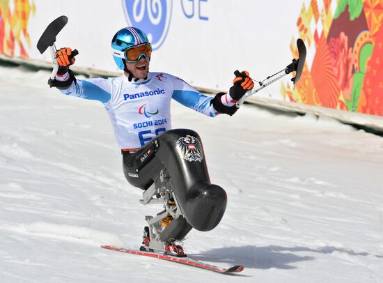 2014 Winter Paralympics. Alpine skiing. Men. Giant slalom