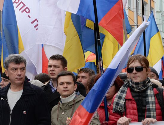 Anti-war rally in Moscow