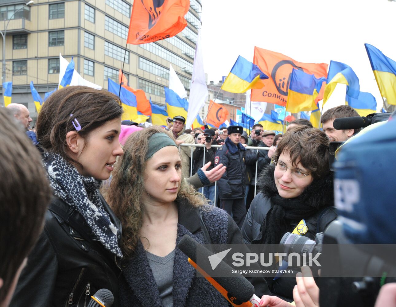 Anti-war rally in Moscow