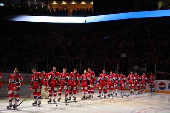 Kontinental Hockey League. Lokomotiv Yaroslavl vs. Dynamo Moscow