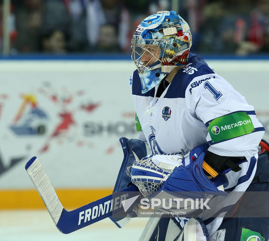 Kontinental Hockey League. Lokomotiv Yaroslavl vs. Dynamo Moscow