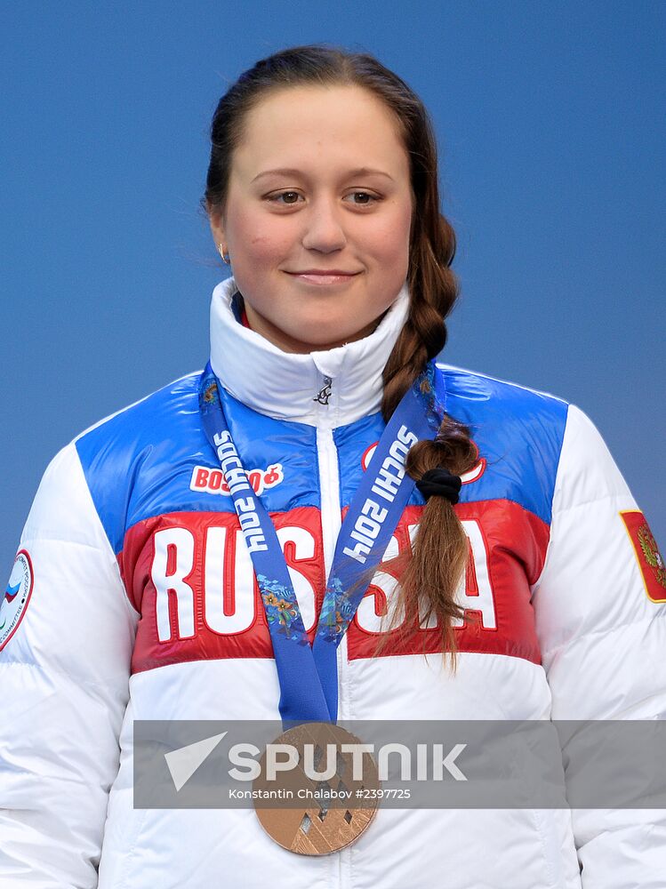2014 Winter Paralympics. Medal ceremony. Day Eight