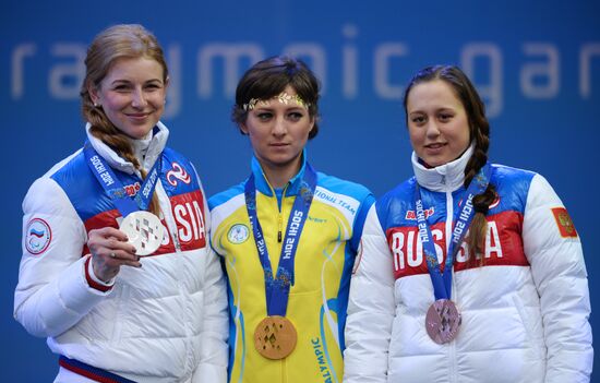 2014 Winter Paralympics. Medal ceremony. Day Eight