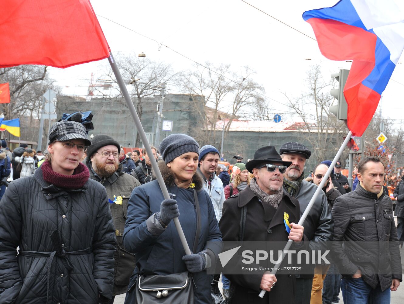 Anti-war rally in Moscow