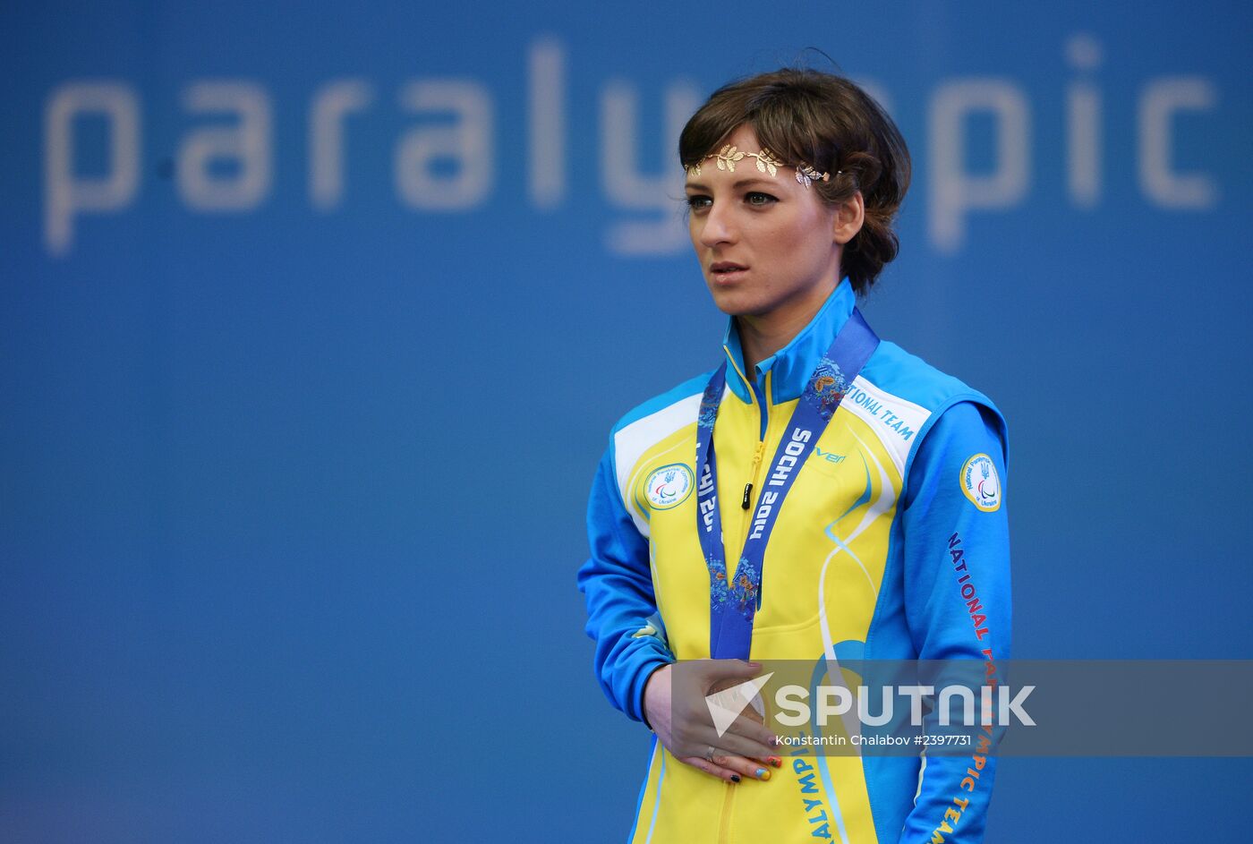 2014 Winter Paralympics. Medal ceremony. Day Eight