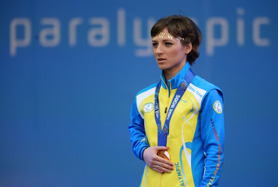 2014 Winter Paralympics. Medal ceremony. Day Eight
