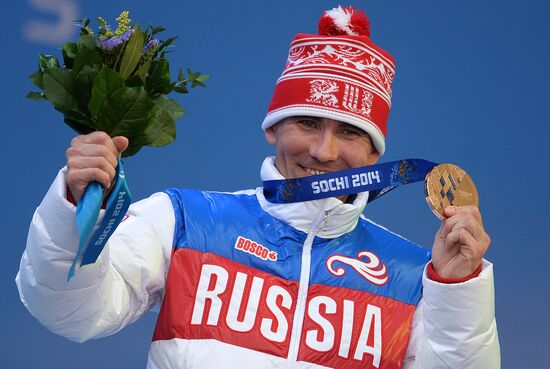 2014 Winter Paralympics. Medal ceremony. Day Eight