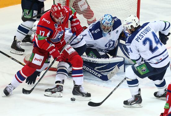 Kontinental Hockey League. Lokomotiv Yaroslavl vs. Dynamo Moscow