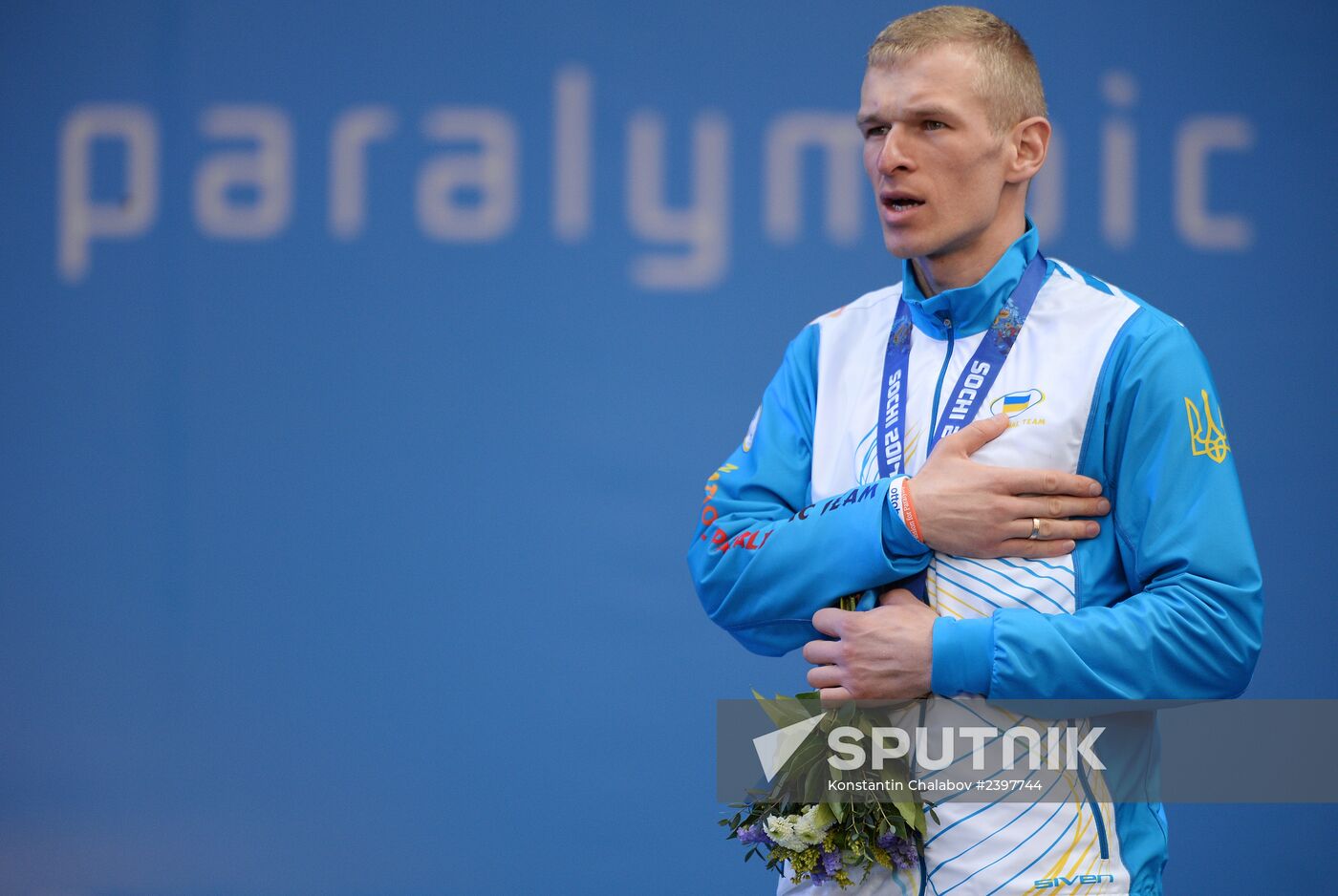2014 Winter Paralympics. Medal ceremony. Day Eight