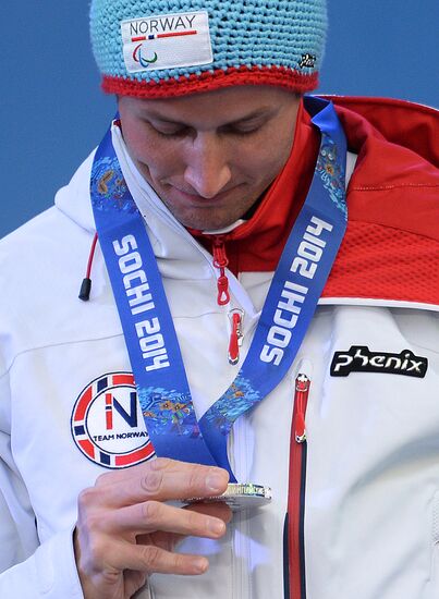 2014 Winter Paralympics. Medal ceremony. Day Eight