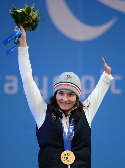 2014 Winter Paralympics. Medal ceremony. Day Eight