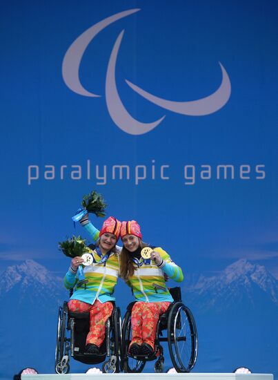 2014 Winter Paralympics. Medal ceremony. Day Eight