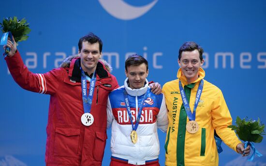 2014 Winter Paralympics. Medal ceremony. Day Eight