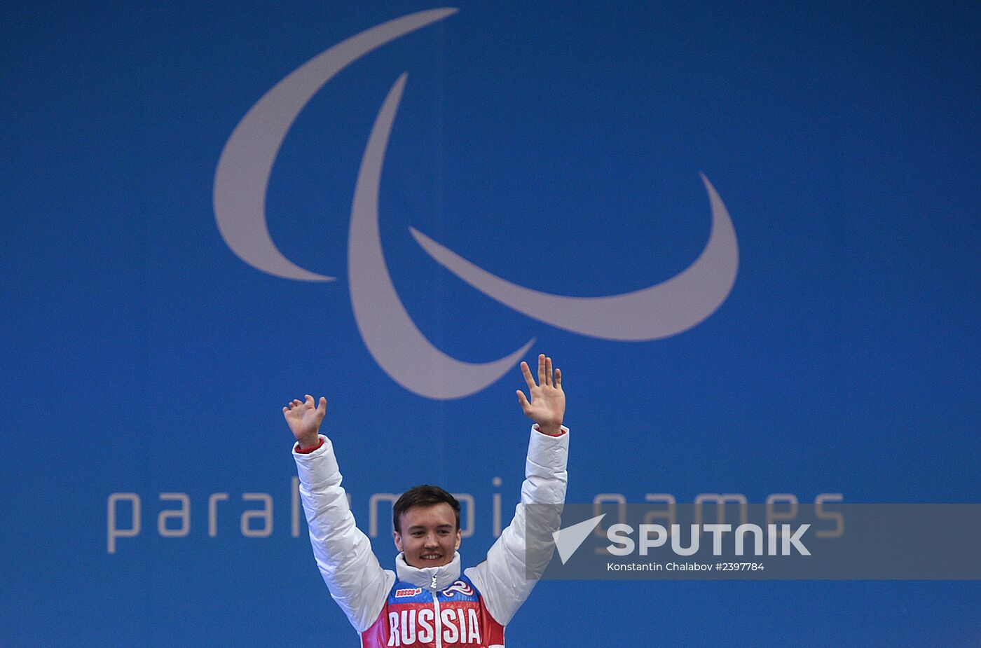 2014 Winter Paralympics. Medal ceremony. Day Eight