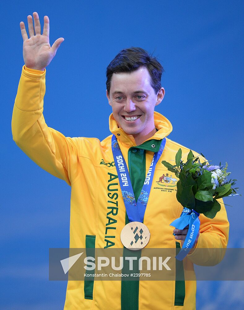 2014 Winter Paralympics. Medal ceremony. Day Eight