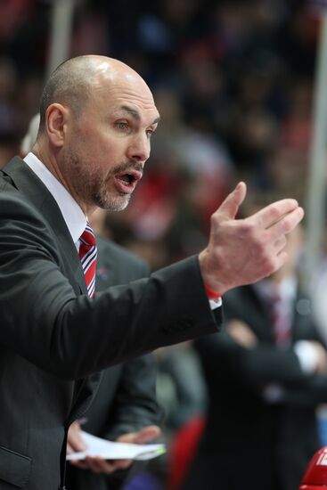 Kontinental Hockey League. Lokomotiv Yaroslavl vs. Dynamo Moscow